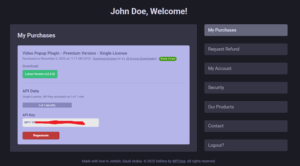 Before activating API key